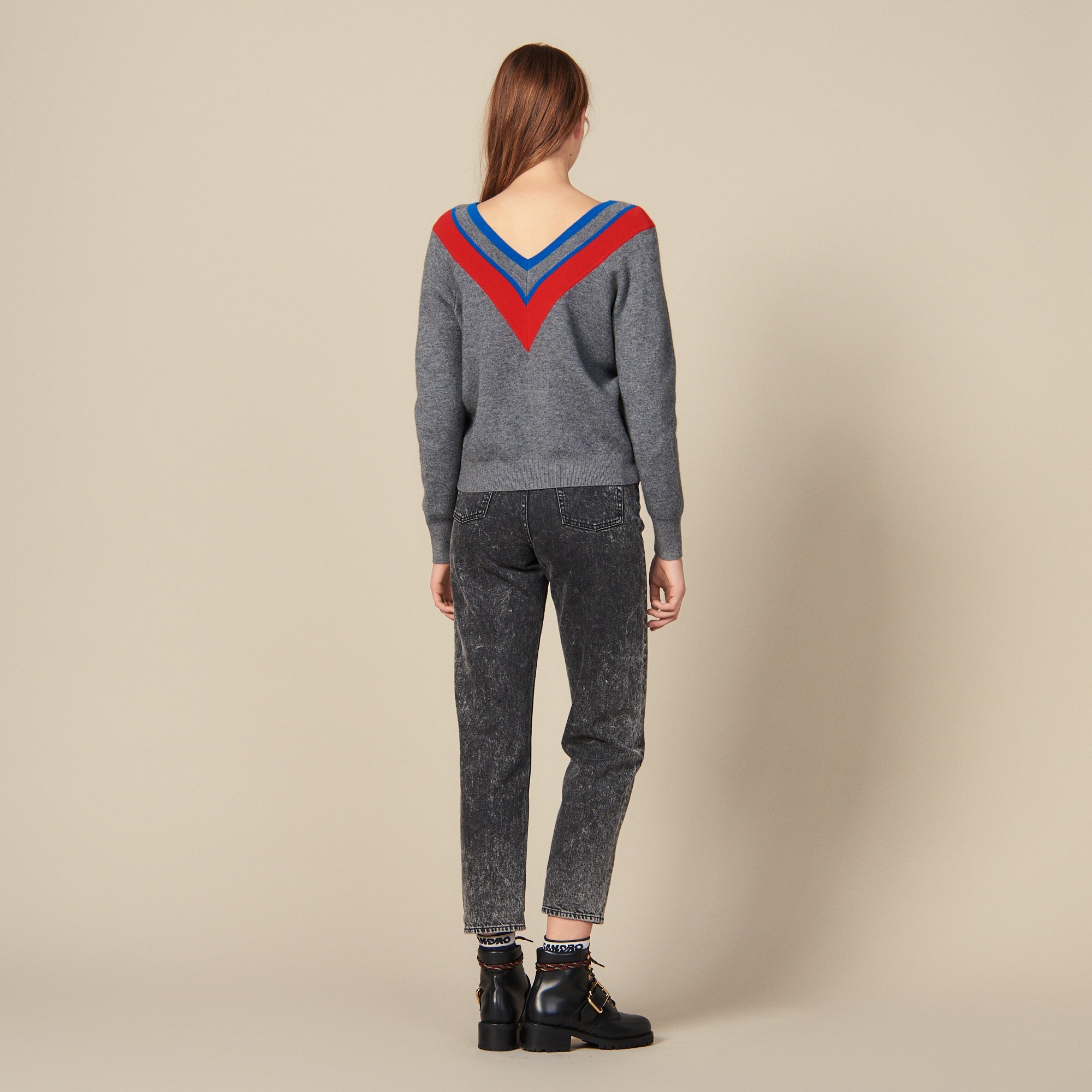 Pull décolleté avec galon Faume - seconde main