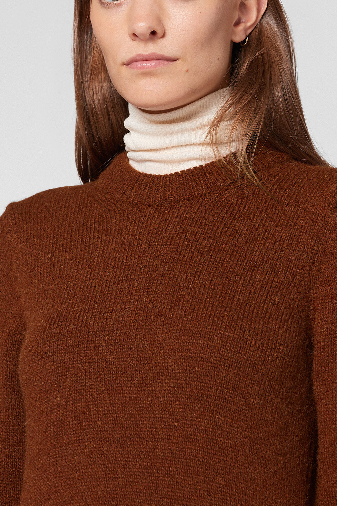 Pull Col Rond Faume - seconde main