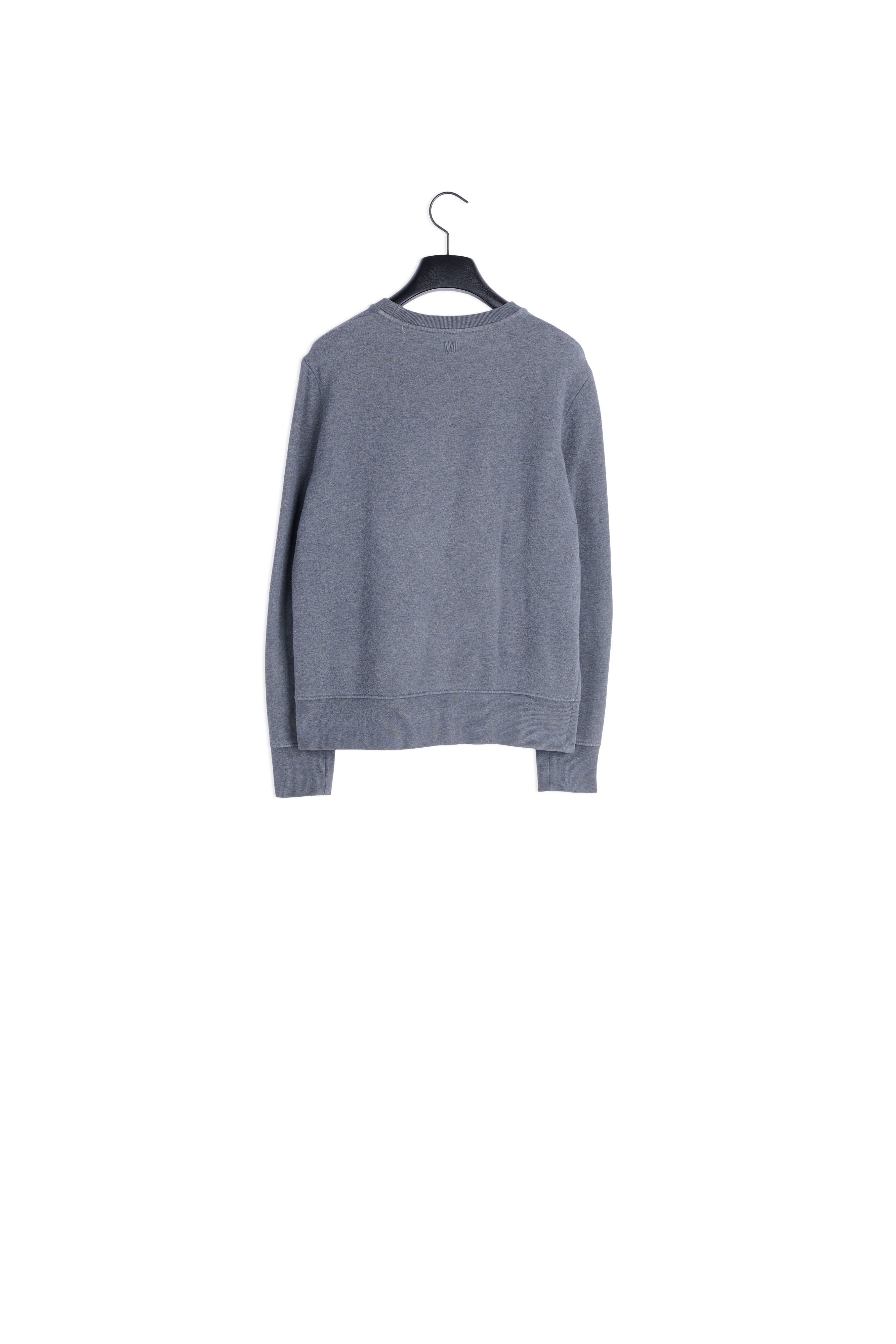 Sweatshirt Col Rond Broderie Ami Ton Sur Ton Faume - seconde main