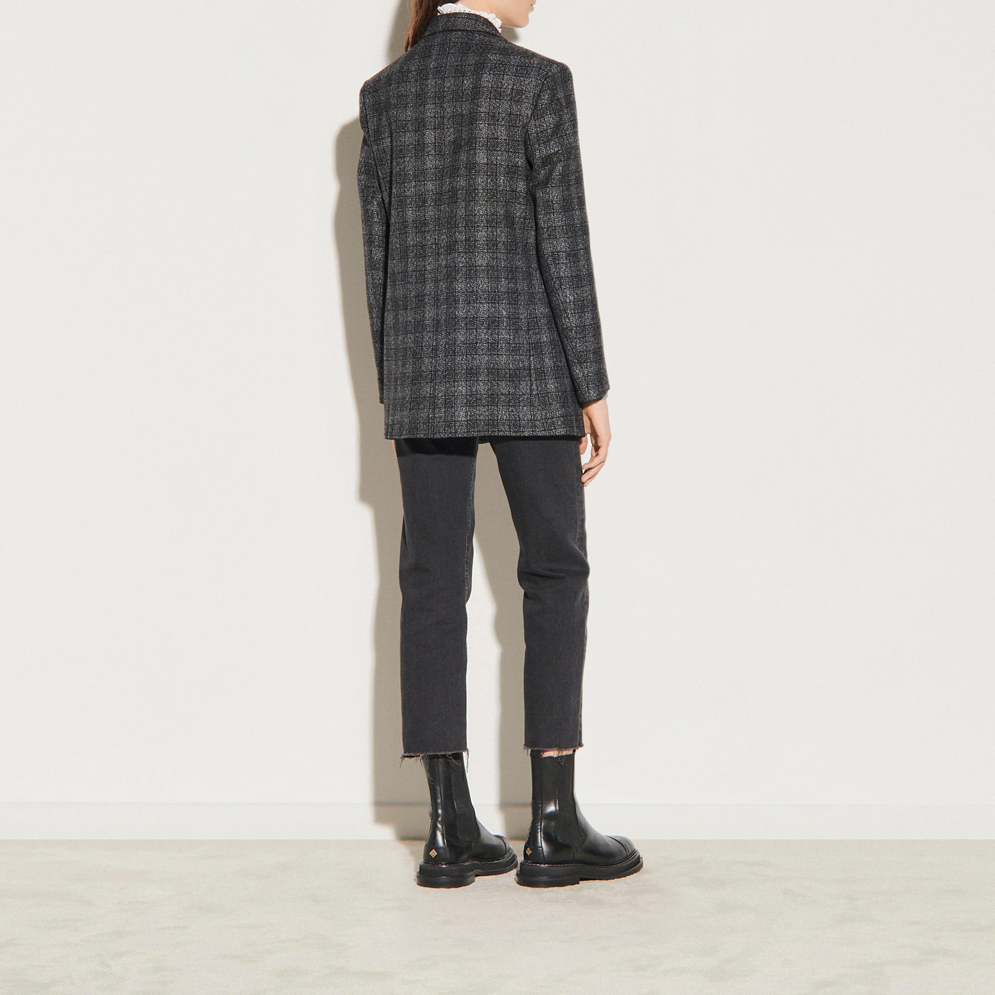 Veste tailleur à carreaux Faume - seconde main