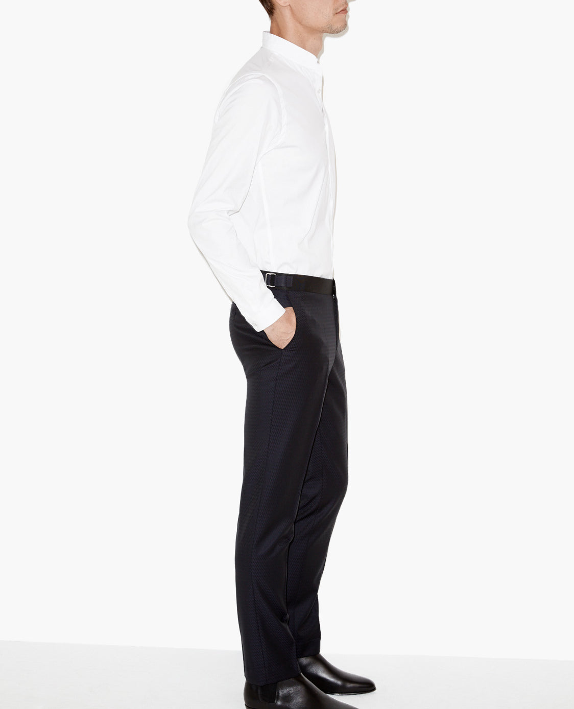 Pantalon droit bleu Faume - seconde main