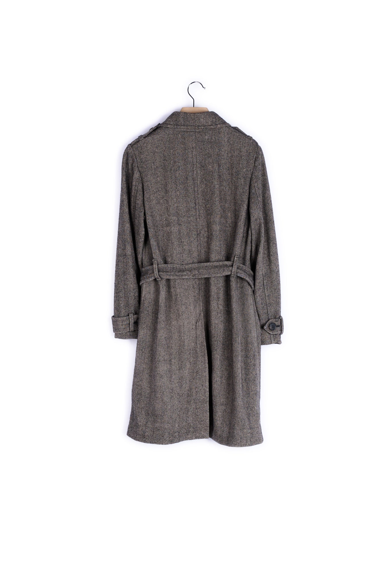 Manteau Lin et Laine - 38 Faume - seconde main