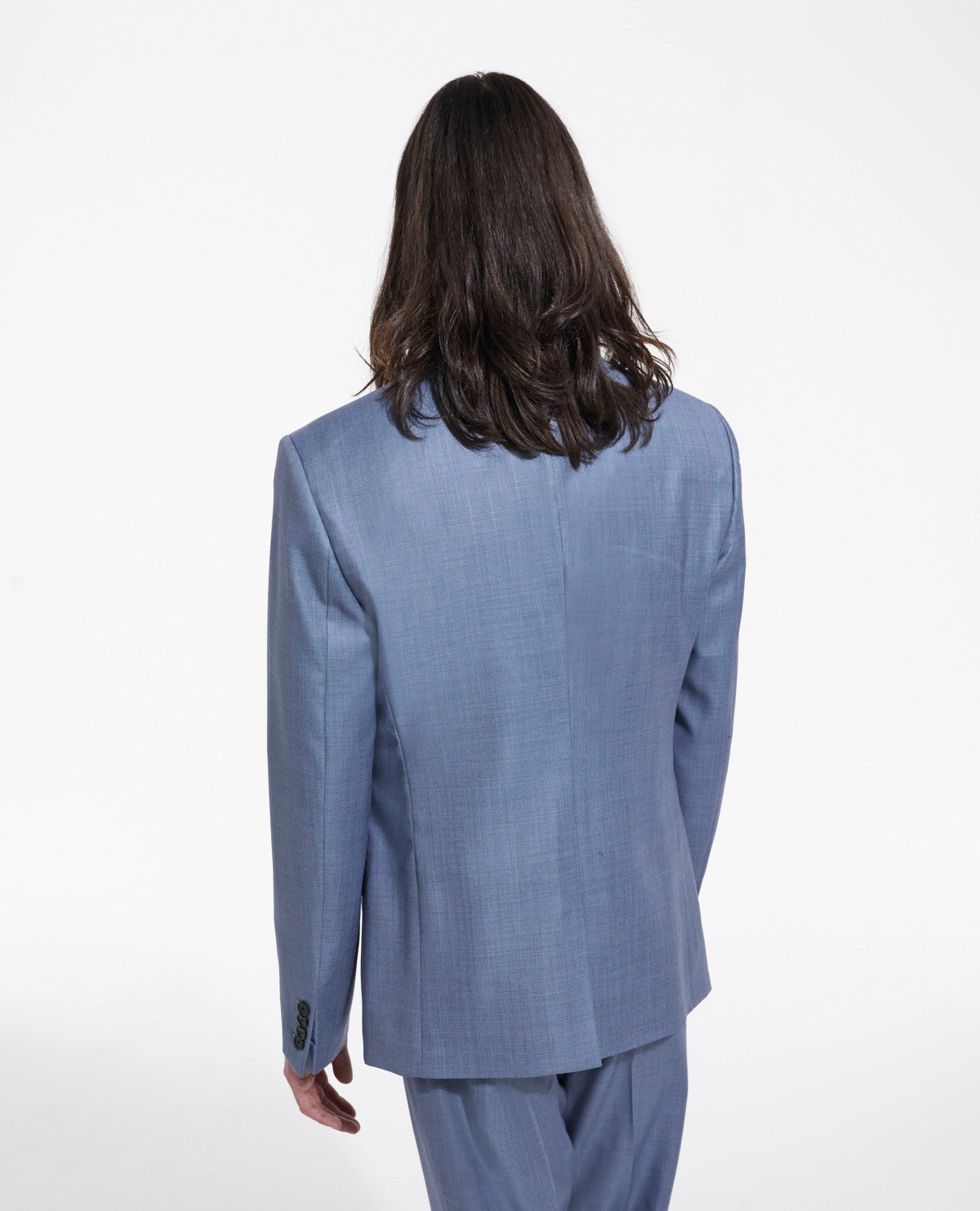 Veste habillée bleu ciel trois poches Faume - seconde main