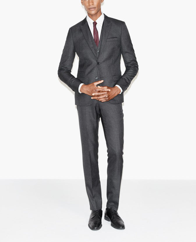 Gilet empiècement cuir Faume - seconde main