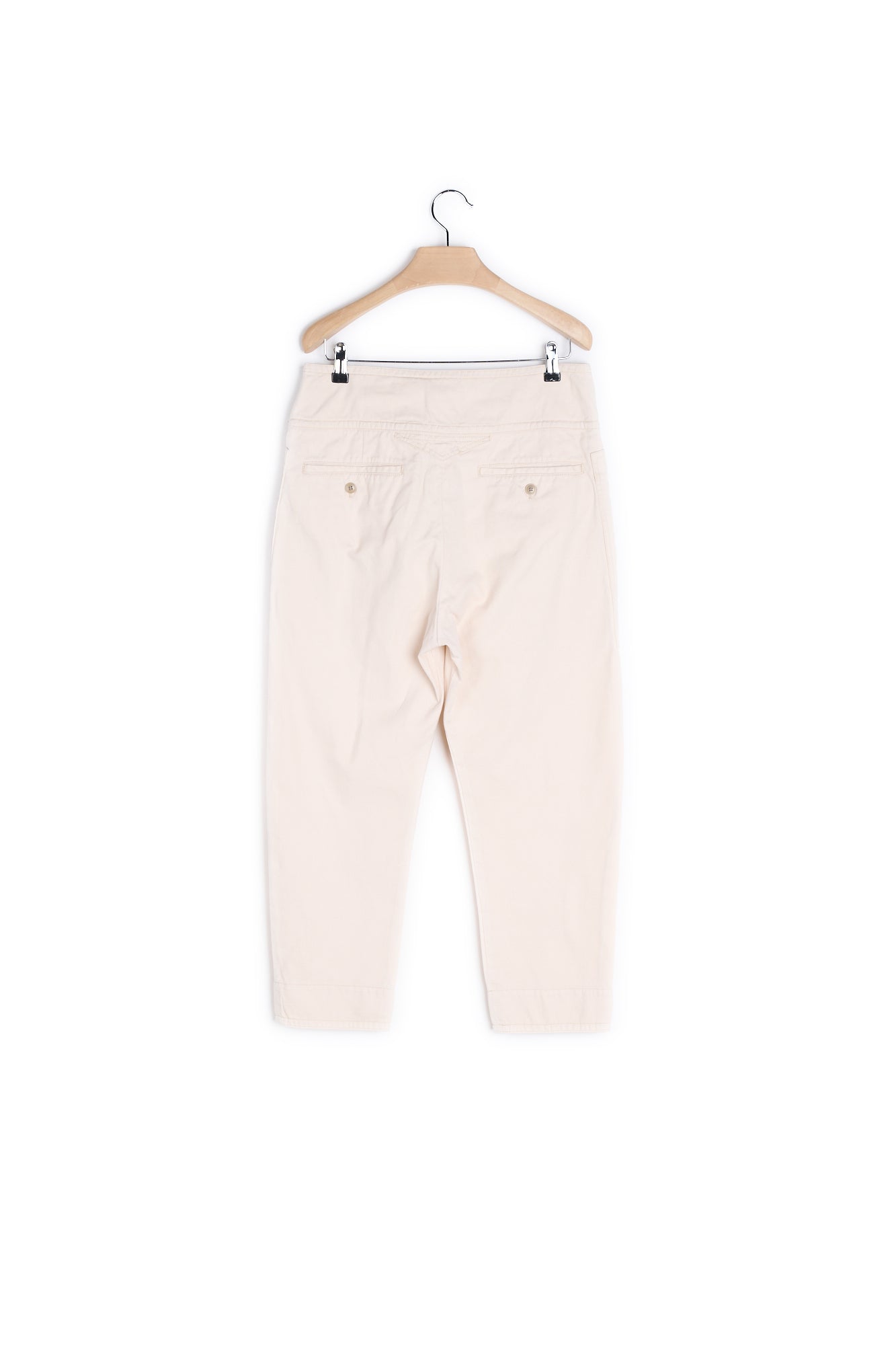 Pantalon chino coton et lin - 40 Faume - seconde main