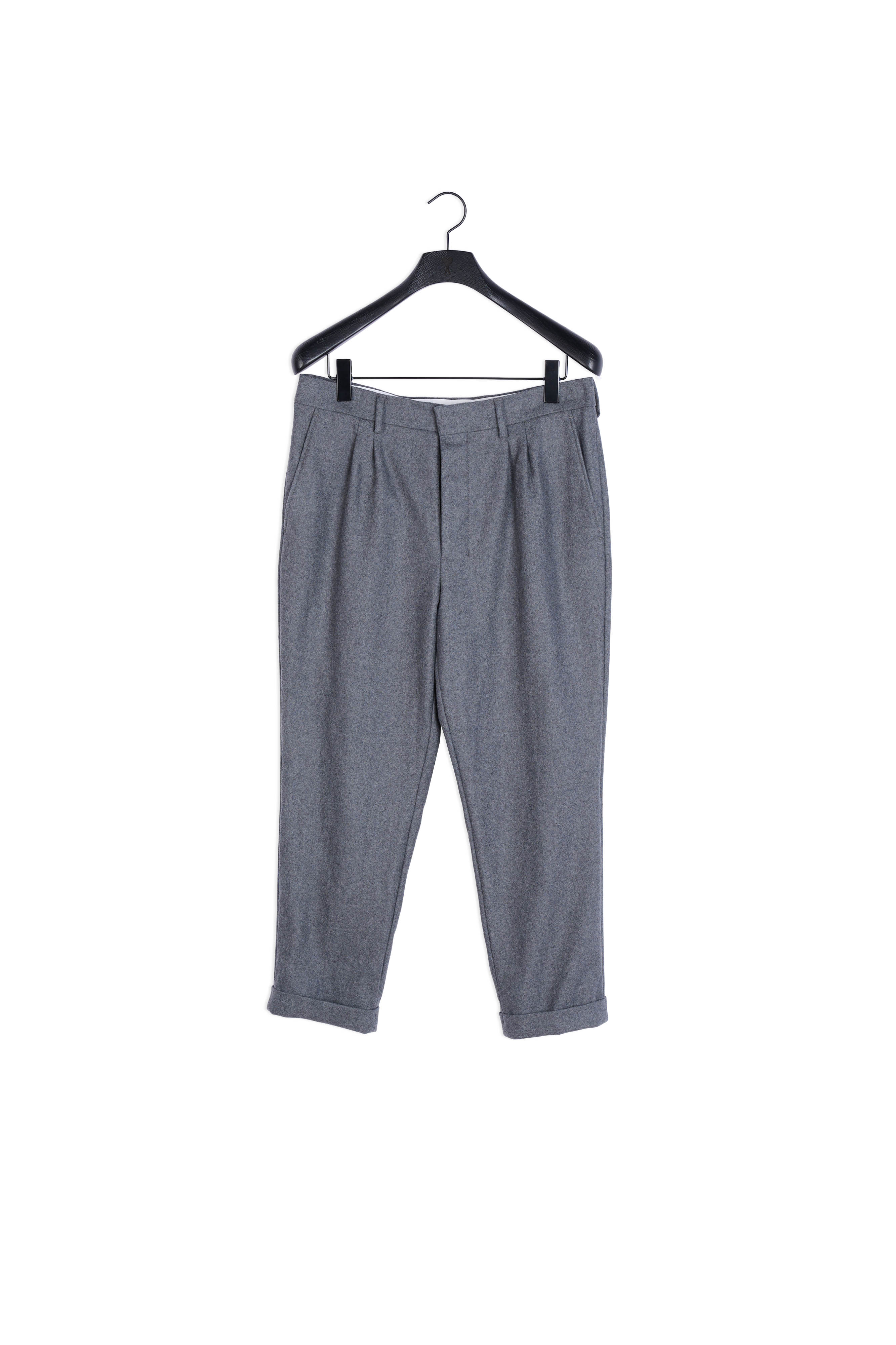 Pantalon Carotte A Plis Faume - seconde main