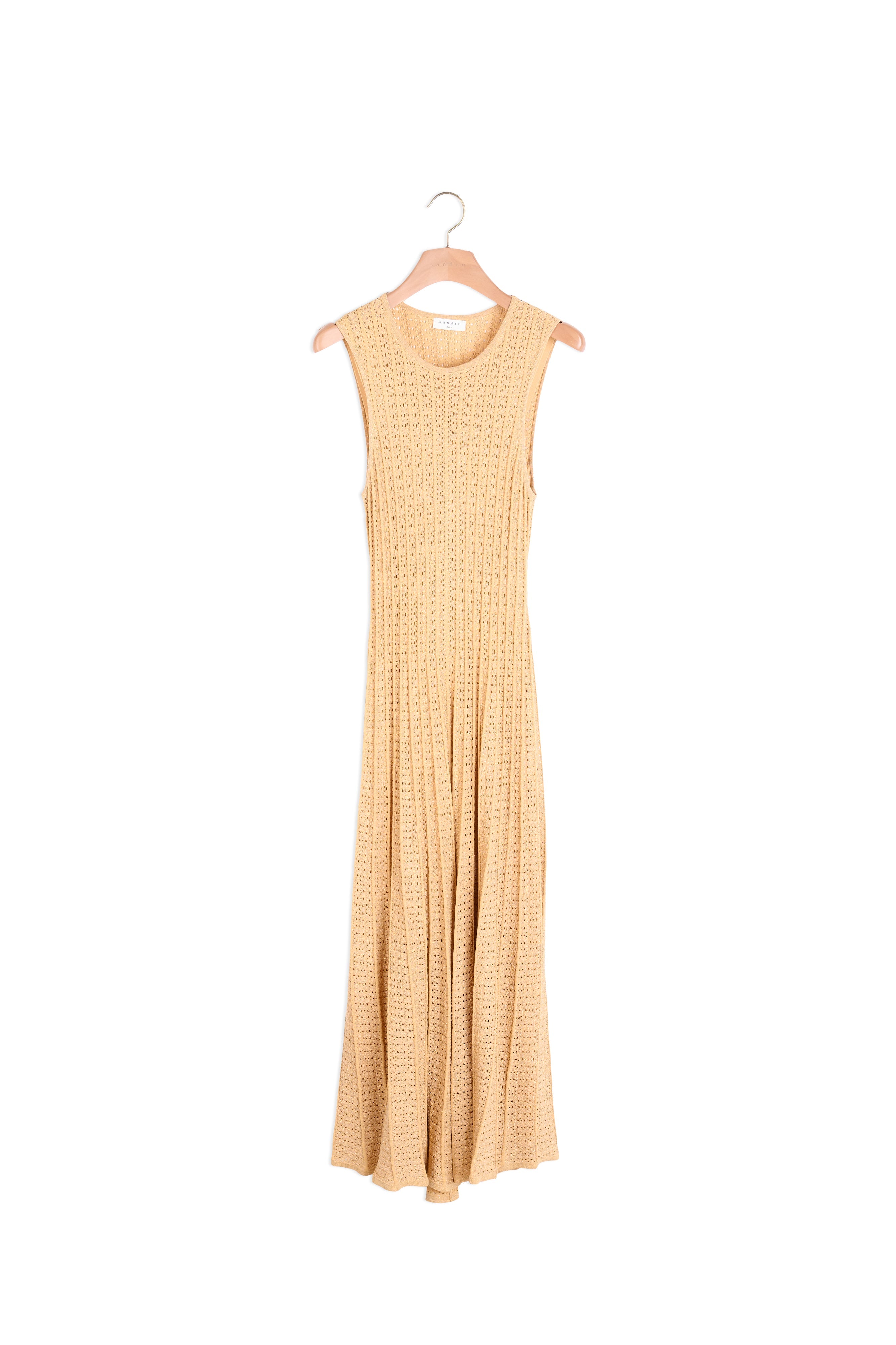 Robe longue en pointelle fantaisie Faume - seconde main