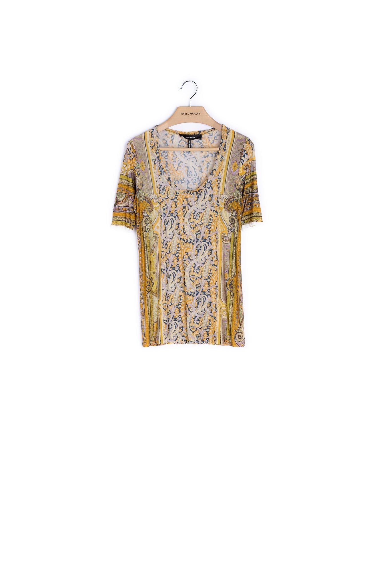Tee Shirt col en U manches courtes - 40 Faume - seconde main