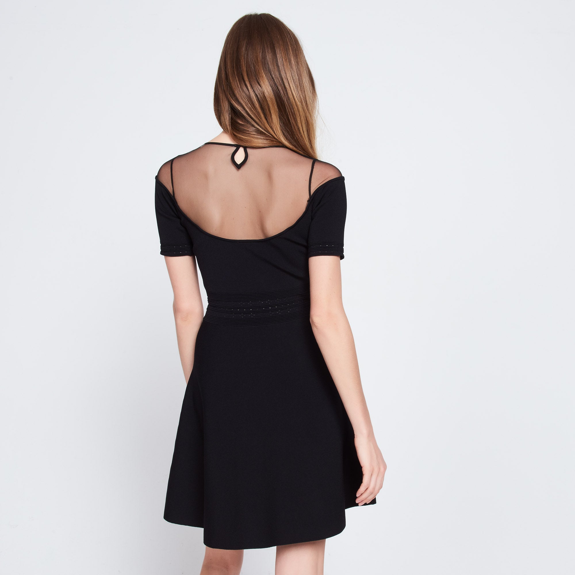 Robe en maille avec broderies Faume - seconde main