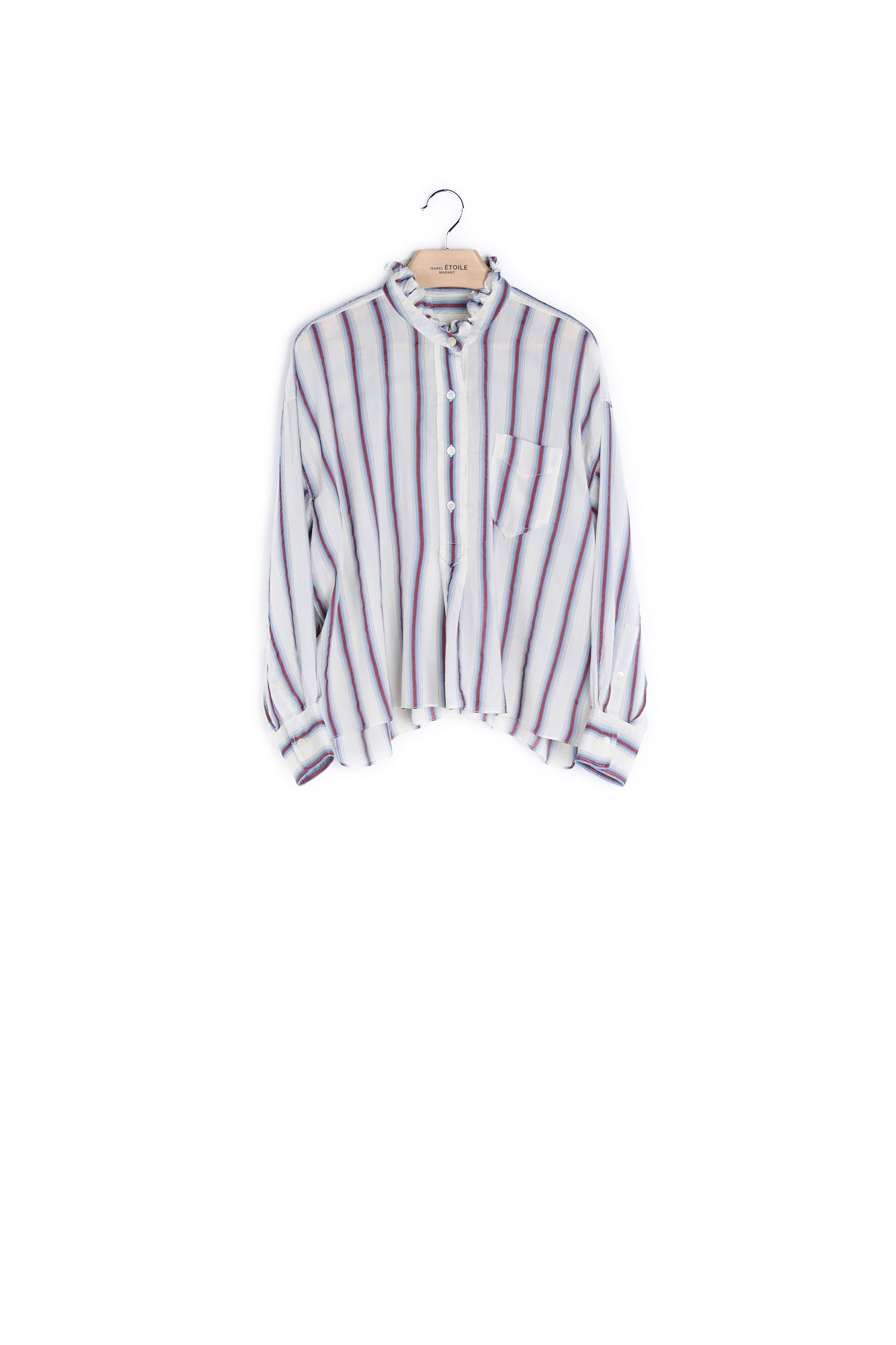 Chemise Rayée Coton - 34 Faume - seconde main