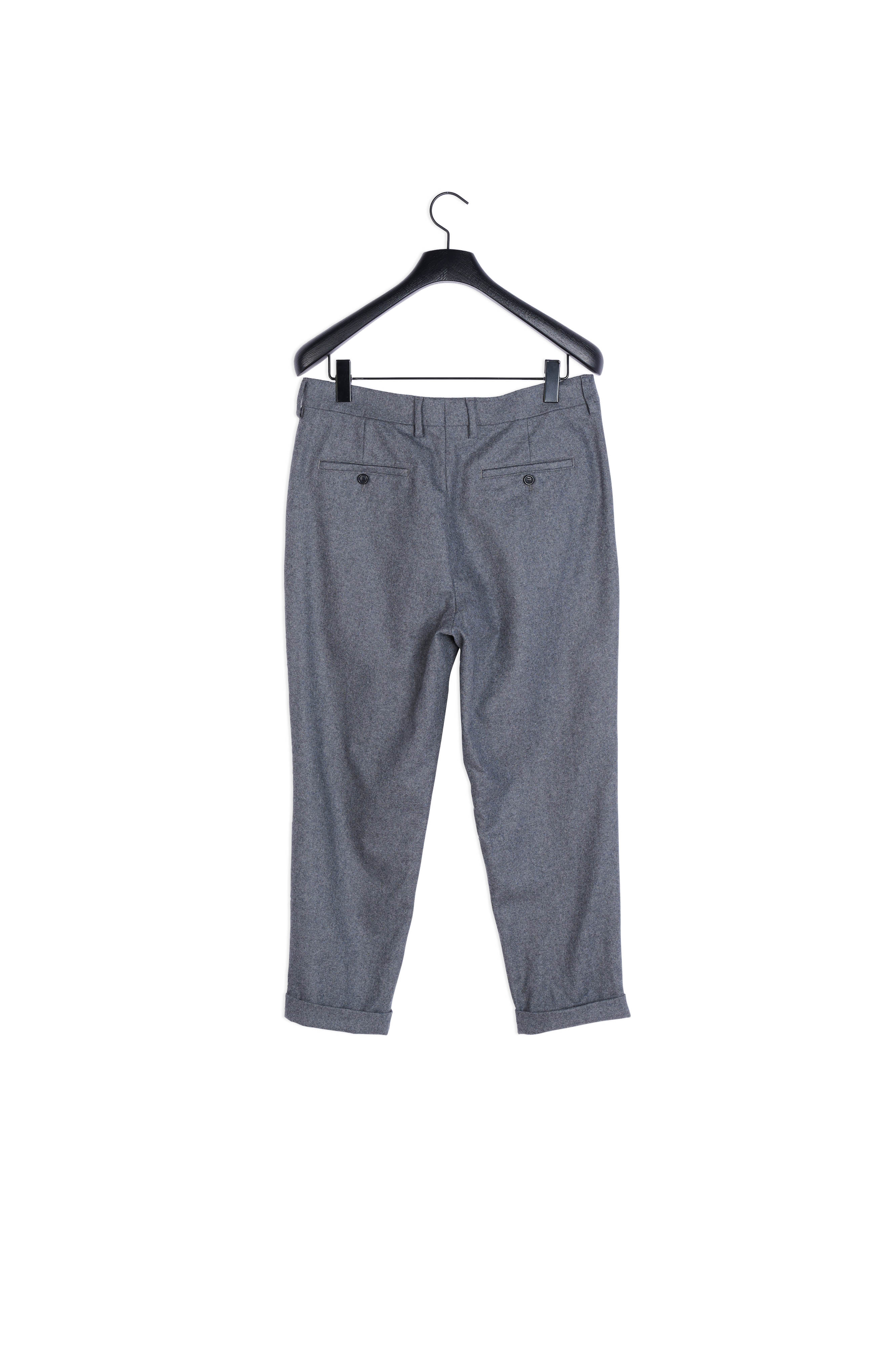 Pantalon Carotte A Plis Faume - seconde main
