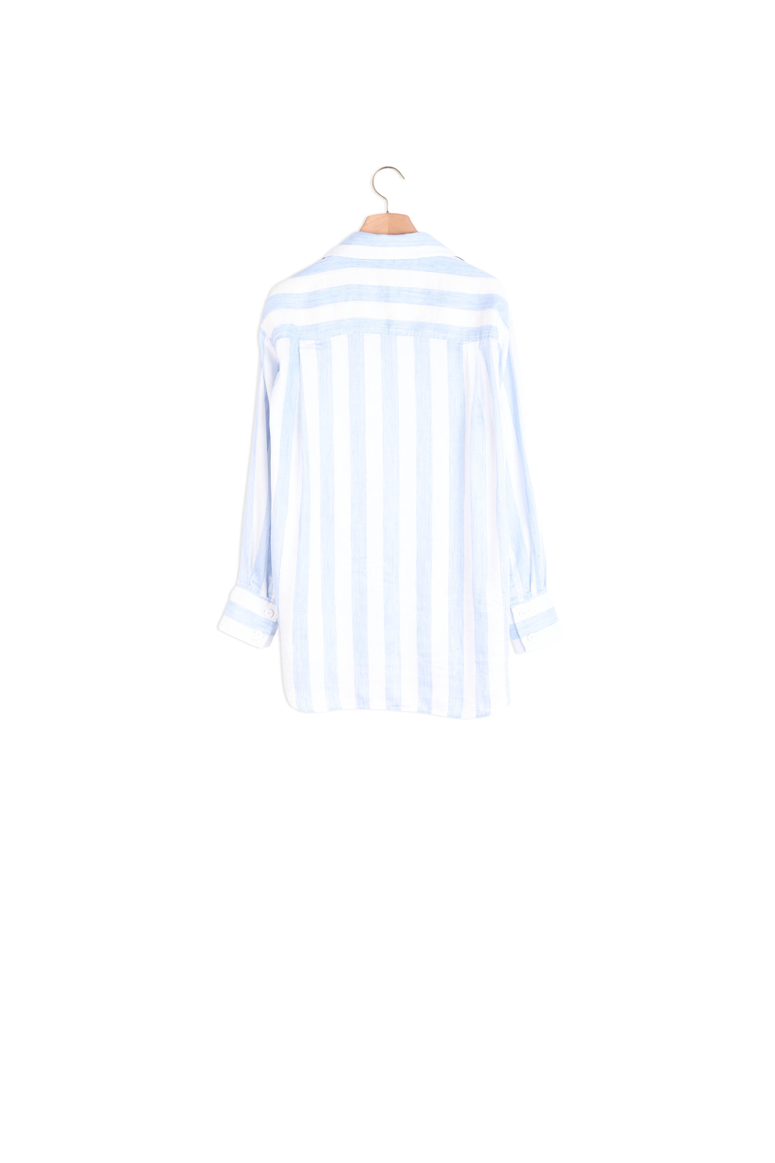 Chemise rayée en lin Faume - seconde main