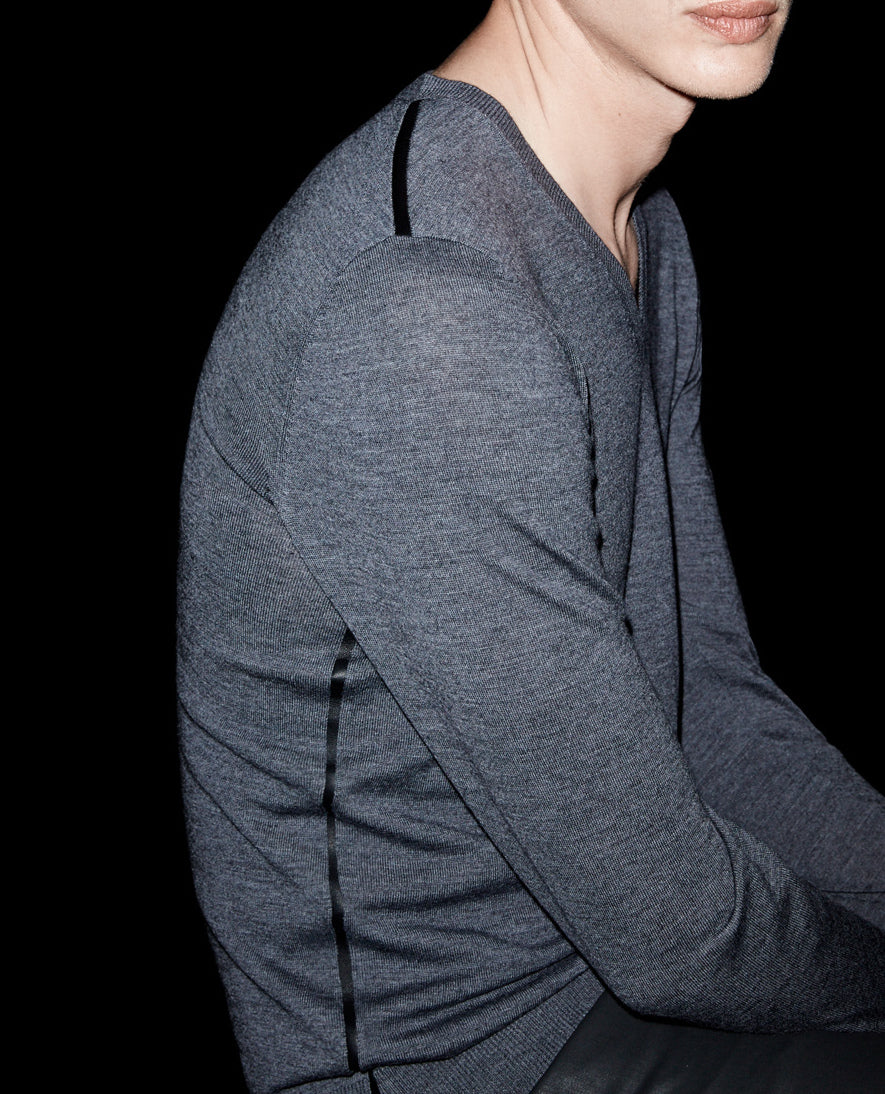 Pull fin gris Faume - seconde main