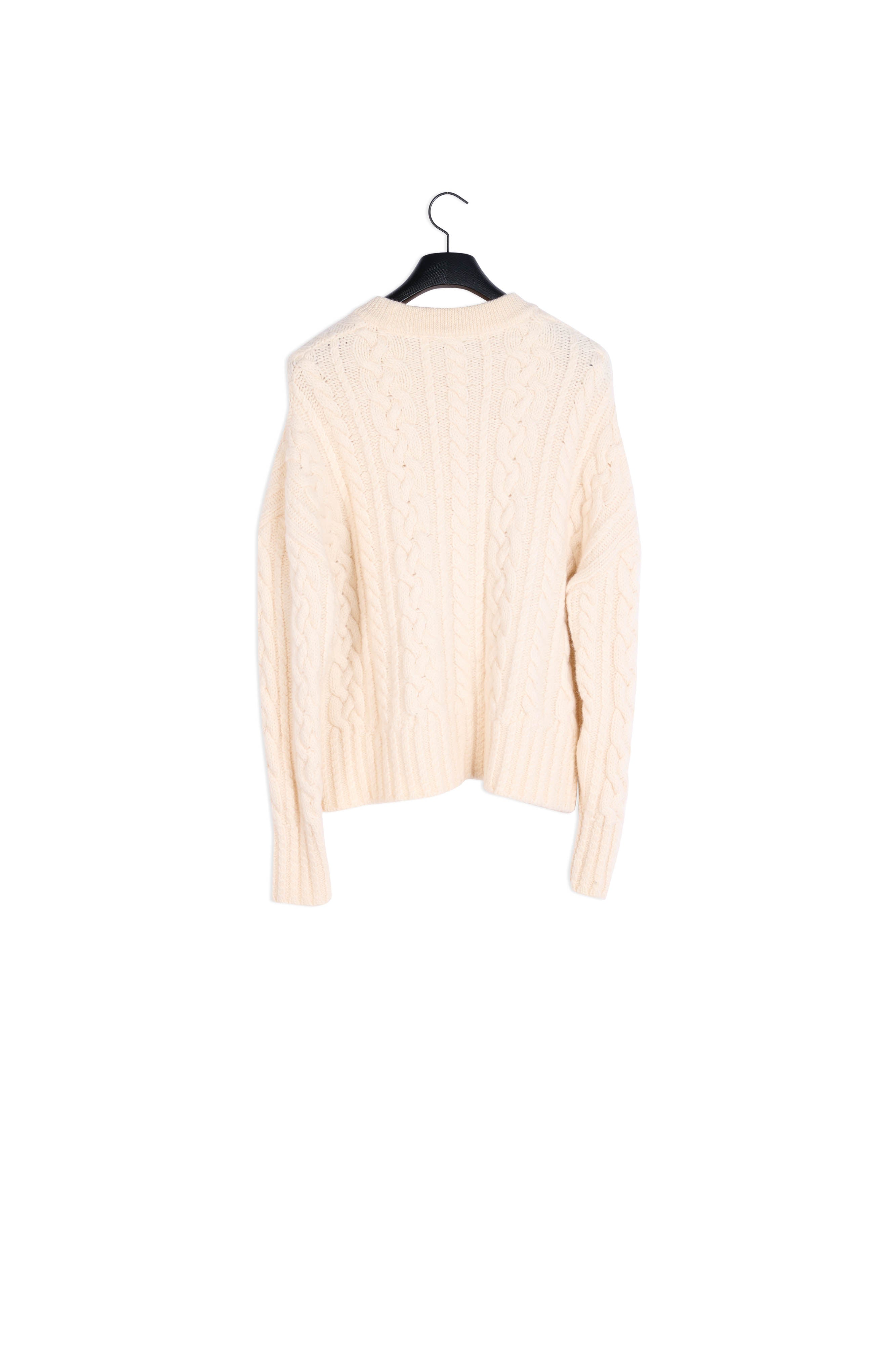 Pull Oversize Torsades Faume - seconde main