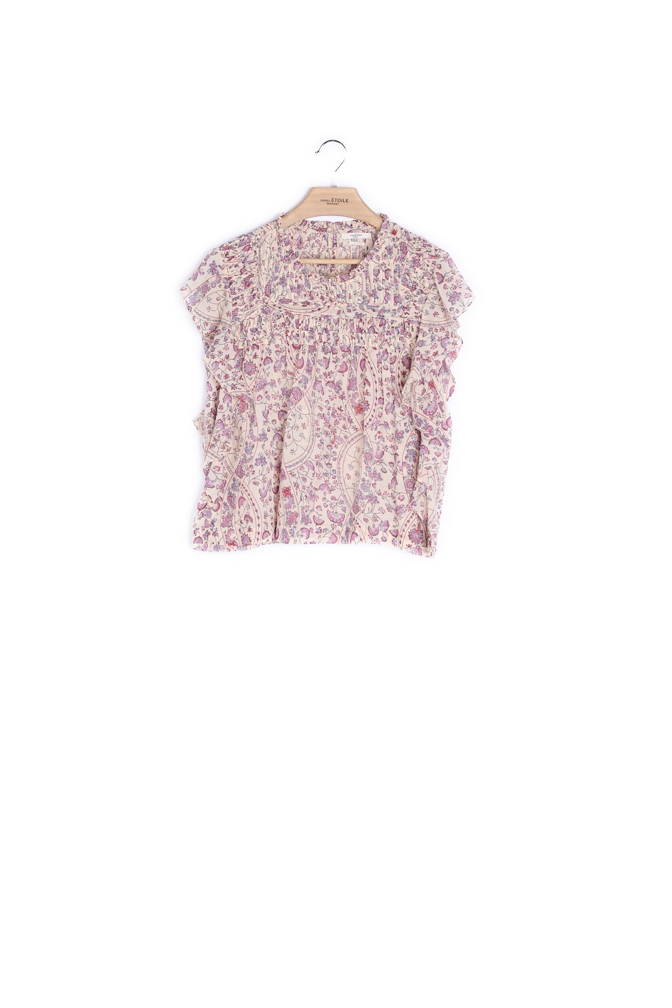 Haut Coton Imprimé - 38 Faume - seconde main