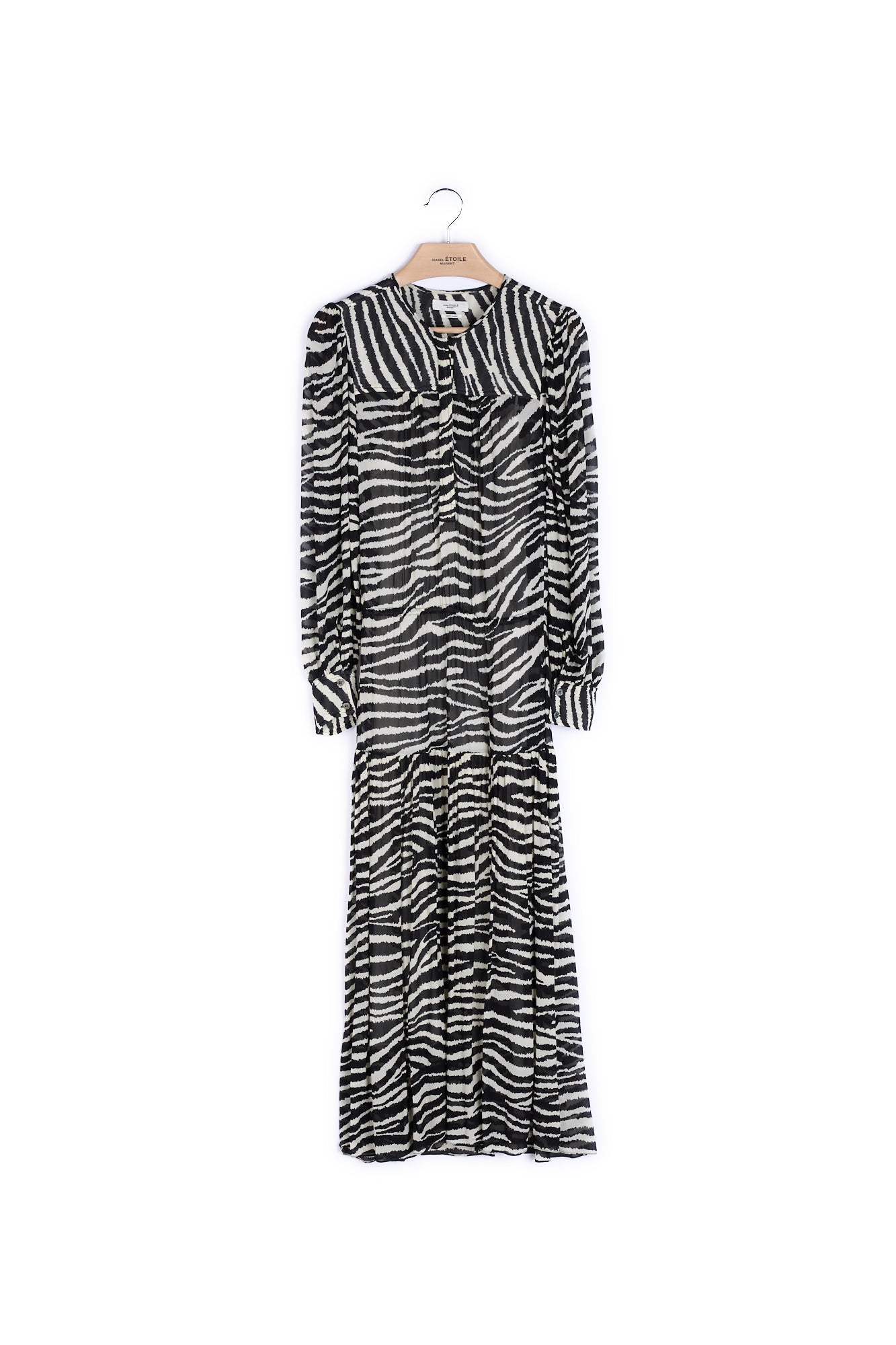 Robe Longue Imprimé Coton - 36 Faume - seconde main
