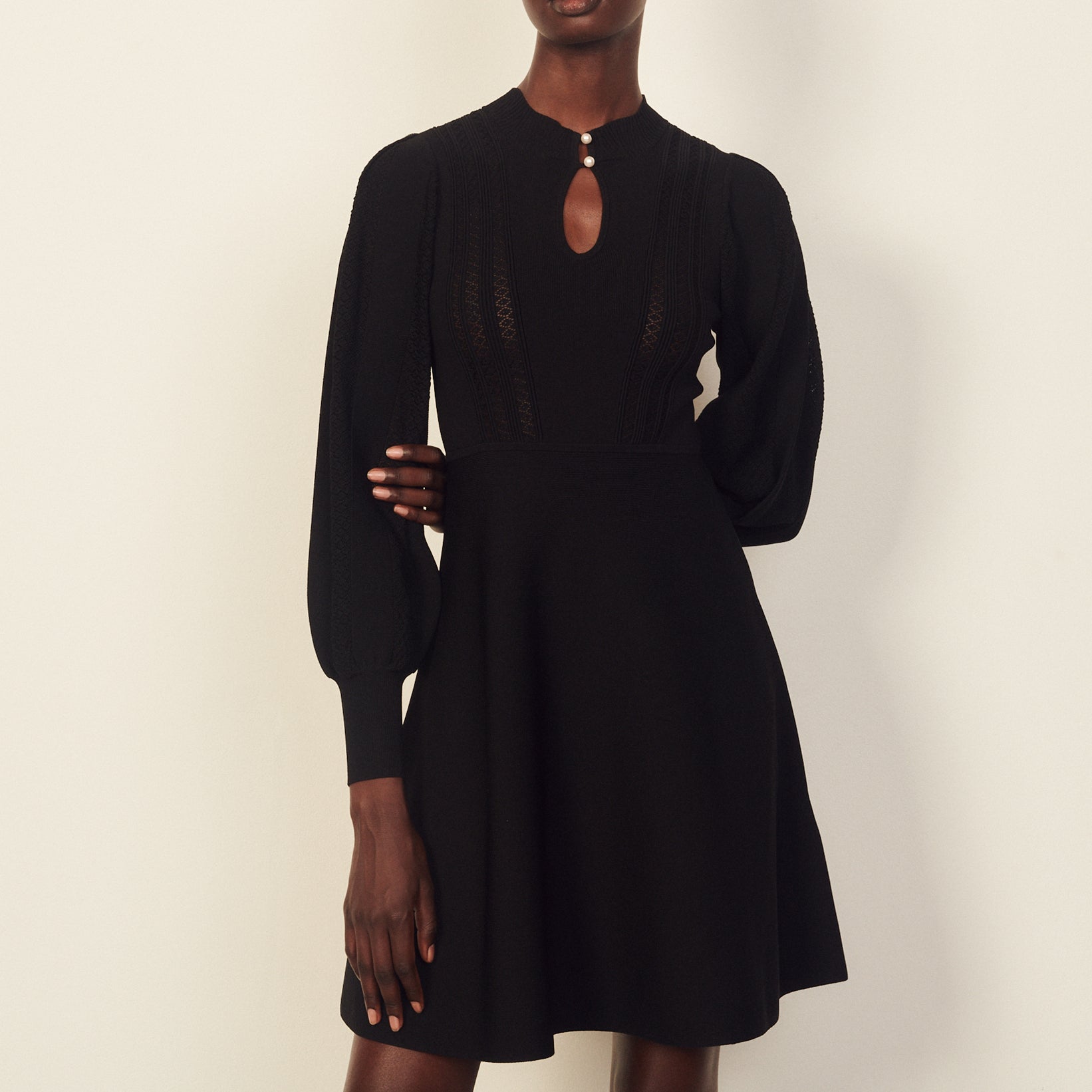ROBE Noir Faume - seconde main