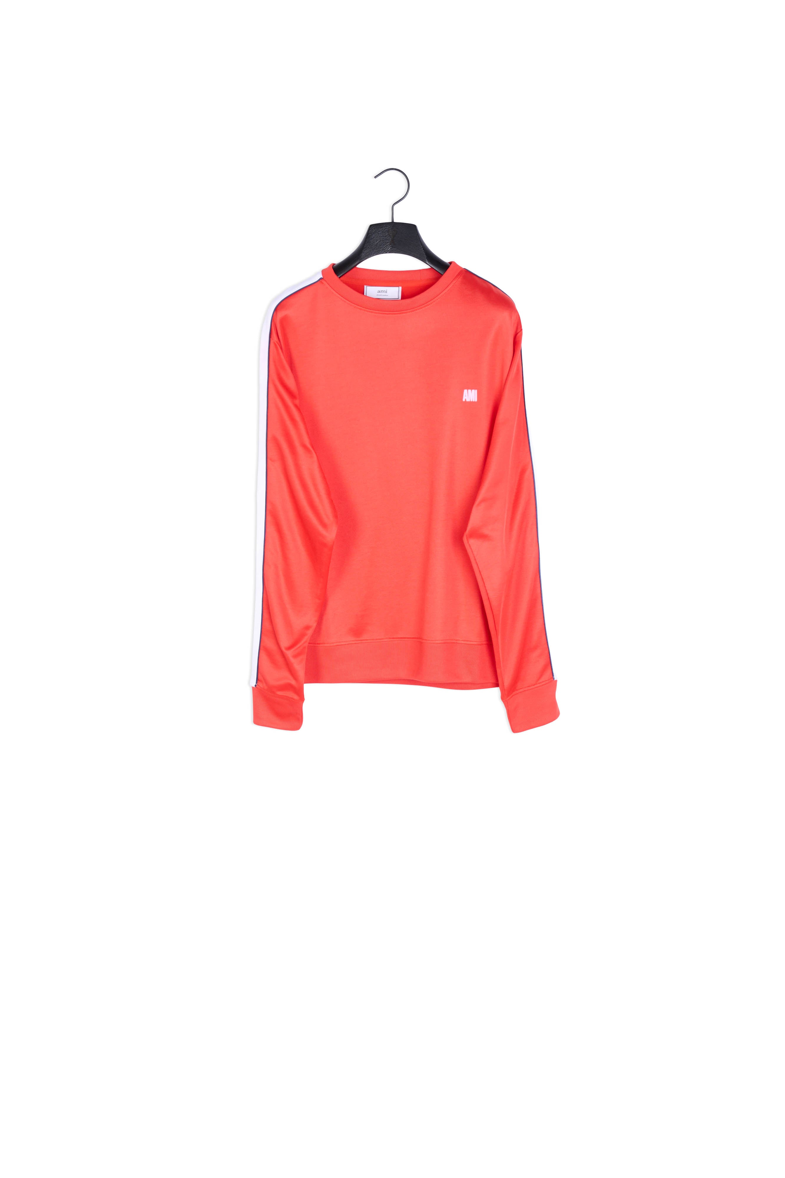 Sweatshirt Col Rond Bicolore Faume - seconde main