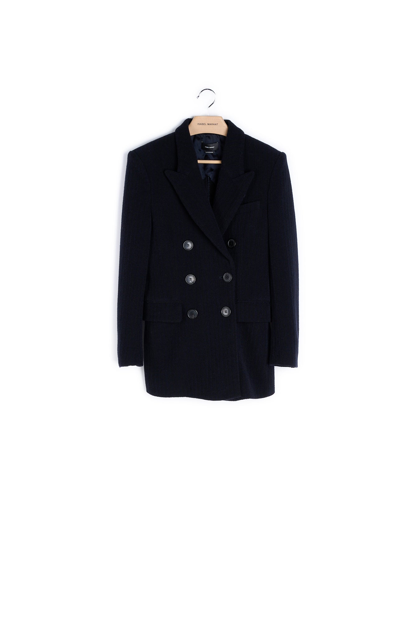 Veste manches longues Laine Vierge - 36 Faume - seconde main